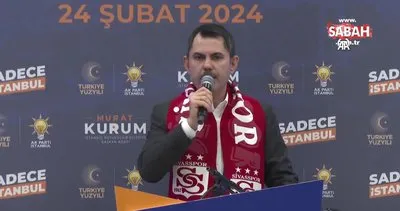 Cumhur İttifakı’nın İBB Başkan Adayı Murat Kurum: Kandil İttifakı’nın bayraklarını meydanda salladılar | Video
