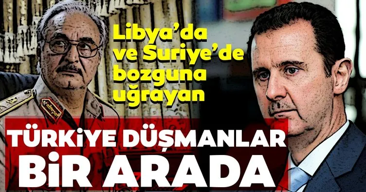 Son dakika: Libya’da ve Suriye’de bozguna uğraya Türkiye düşmanları bir araya geldi