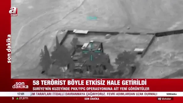 58 terörist böyle etkisiz hale getirildi! Suriye'nin kuzeyinde PKK/YPG operasyonuna ait yeni görüntüler ortaya çıktı | Video