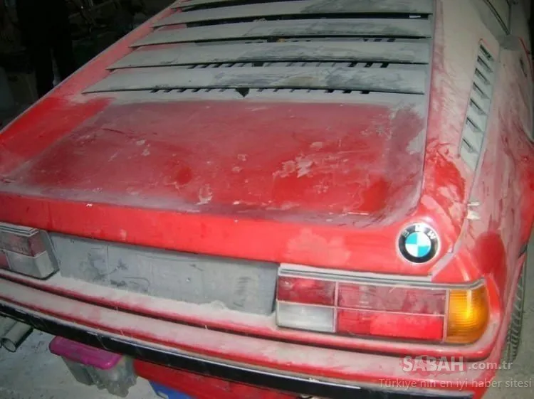 BMW araba 37 yıl boyunca garajda unutuldu! Bu BMW modelinden sadece 453 adet üretilmişti