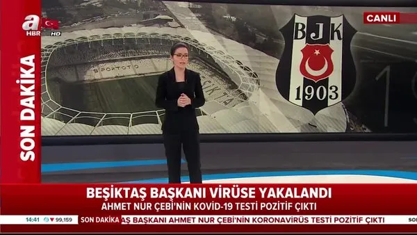 Beşiktaş Başkanı Ahmet Nur Çebi'nin corona virüs testi pozitif çıktı | Video