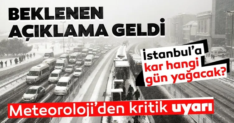 Son dakika: Meteoroloji’den 6 il için sarı uyarı! İstanbul’a kar ne zaman yağacak? sorusuna yanıt geldi...