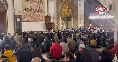 Bursa Ulu Cami’de fetih duası yapıldı | Video