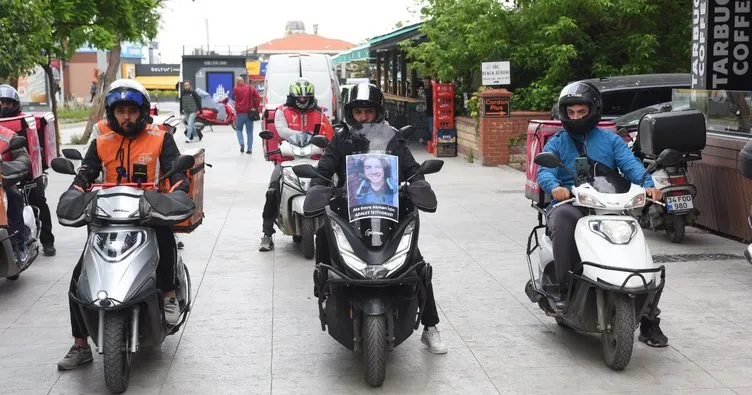 Motokuryeler Ata Emre Akman’ın öldürülmesini protesto etti