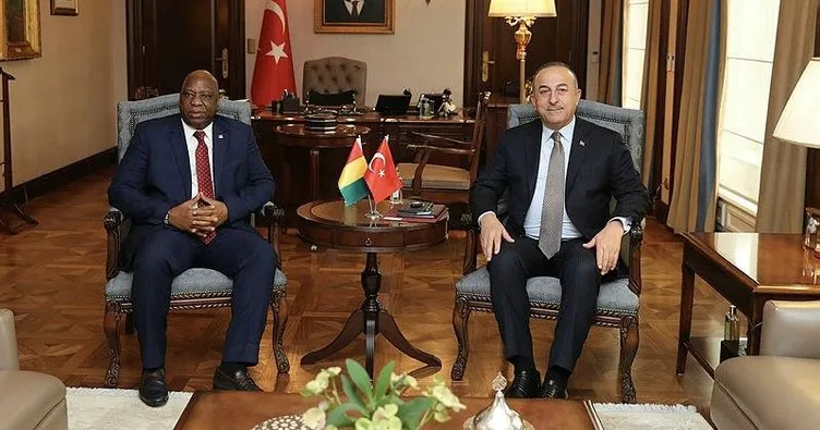 Dışişleri Bakanı Çavuşoğlu, Gineli mevkidaşı ile görüştü
