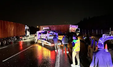 Tarsus’ta zincirleme kaza: 2 otomobil ile 2 TIR birbirine girdi!