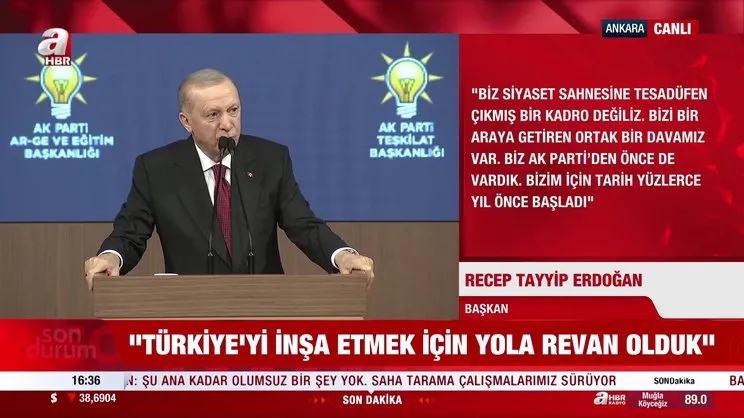 Son Dakika: Başkan Erdoğan'dan Teşkilat Akademisi Liderlik Okulu Programı'nda önemli açıklamalar | Video