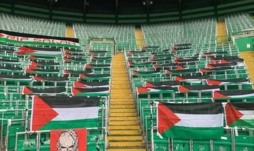 Celtic taraftarının Filistin isyanı!