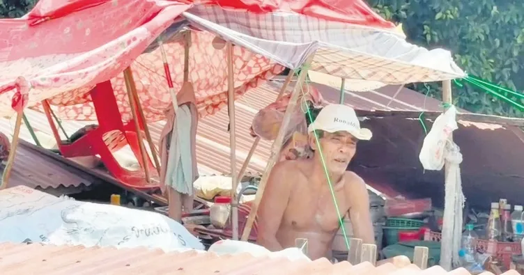 3 haftadır çatıda mahsur