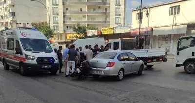 Cizre’de otomobille çarpışan motosiklet sürücüsü yaralandı