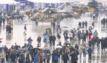 Yağmura rağmen TEKNOFEST coşkusu