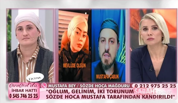 SON DAKİKA | Esra Erol’a ölüm tehdidi: Senin canını alacağım! Sahte mehdi Mustafa Çabuk’un müridi için yakalama kararı