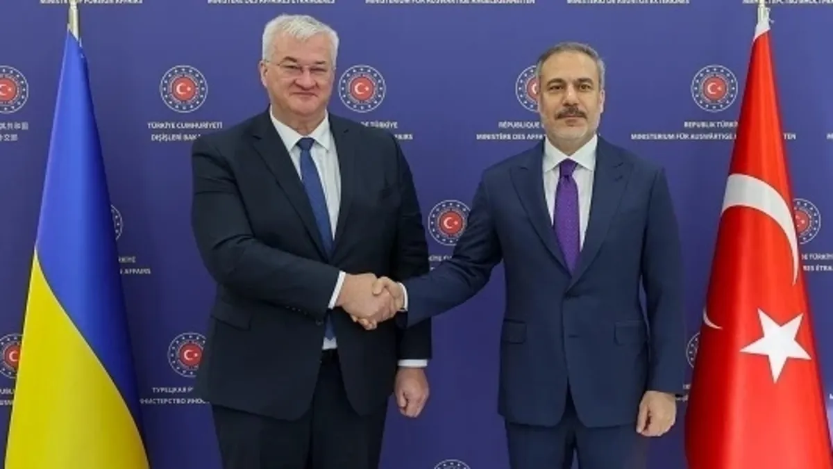 Bakan Fidan, Ukraynalı mevkidaşı Sibiha ile görüştü Bakan Fidan, Ukraynalı mevkidaşı Sibiha ile görüştü