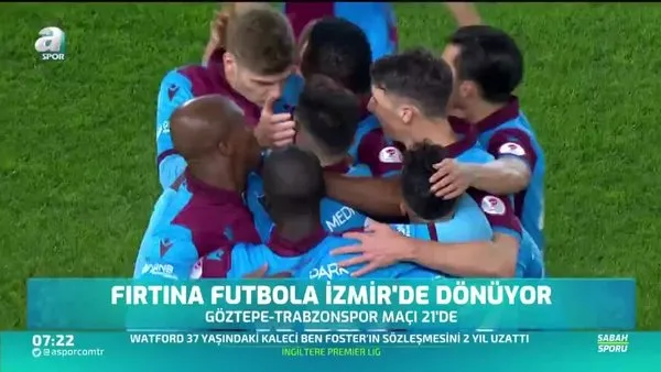 Trabzonspor futbola İzmir'de dönüyor videosunu izle | Sabah TV