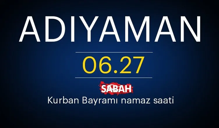 Kurban Bayram namazı saatleri! 2018 Diyanet İle İstanbul, Ankara, İzmir Kurban bayram namazı saati kaçta kılınacak?