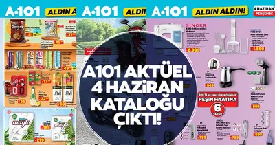 A101 AKTÜEL 4 HAZİRAN KATALOĞU | Bu hafta A101’de neler var? Haziran ayı fırsatları!