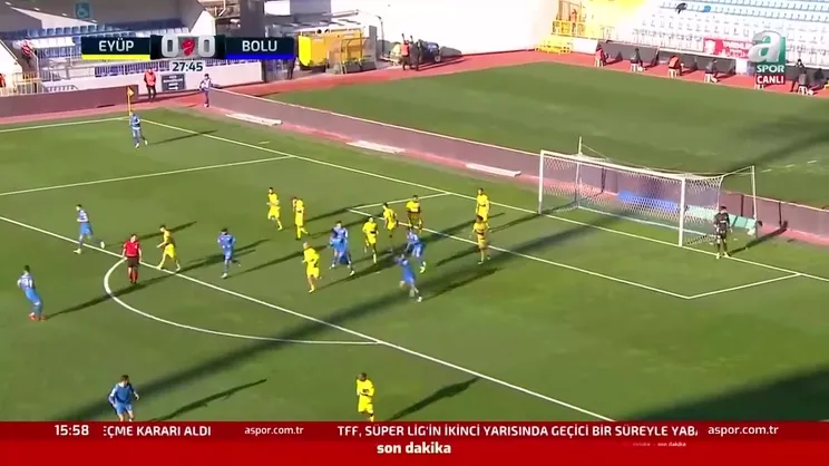 Eyüpspor 1-0 Boluspor (MAÇ ÖZETİ)