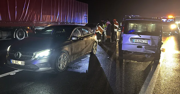Bolu’da zincirleme kaza: 3 araç birbirine girdi! 7 yaralı