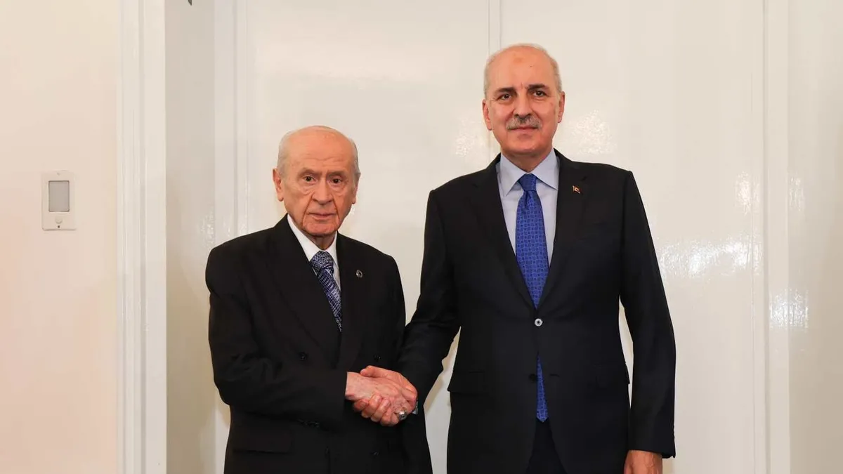 TBMM Başkanı Numan Kurtulmuş ile MHP Genel Başkanı Devlet Bahçeli görüşmesi başladı TBMM Başkanı Numan Kurtulmuş ile MHP Genel Başkanı Devlet Bahçeli görüşmesi başladı