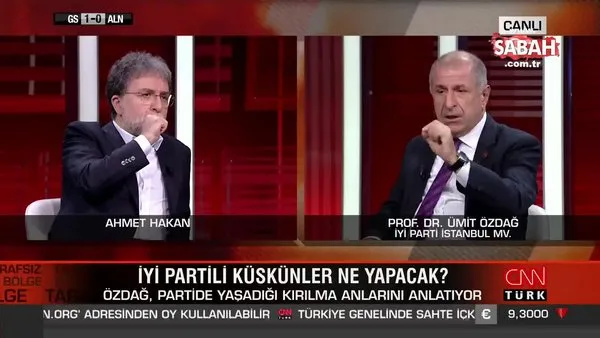 İYİ Parti'li Ümit Özdağ'dan flaş itiraf! 