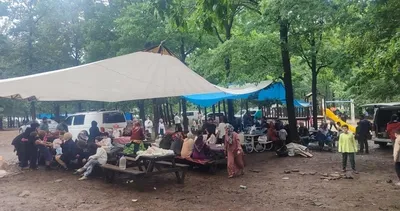 Yağmura rağmen birlik beraberlik