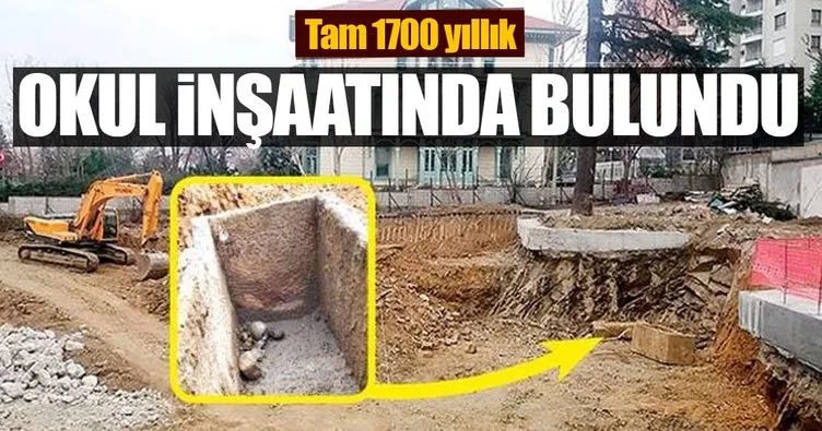 Kadıköy’de bir okul inşaatında 1700 yıllık Roma lahiti çıktı