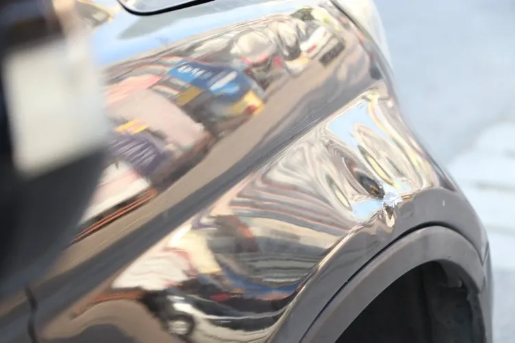 Aracı parçalanan vatandaş, kamera görüntüleriyle büyük şok yaşadı!