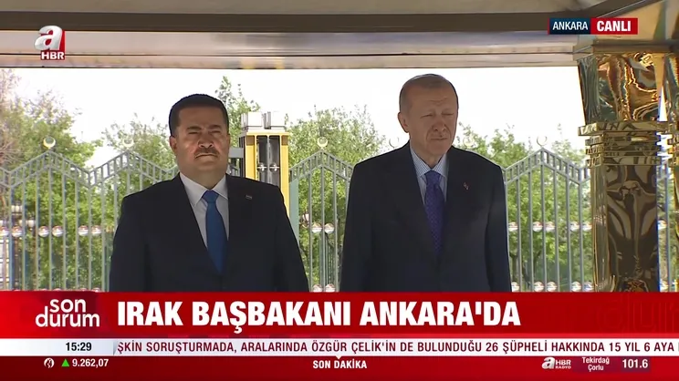 Irak Başbakanı Ankara'da | Video