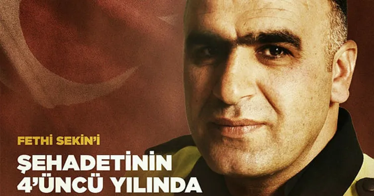 Sağlık Bakanı Koca, şehit Fethi Sekin’i andı