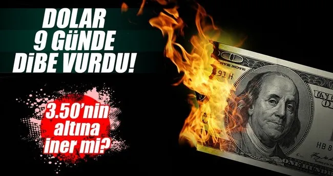 Dolar 9 günde 3.62’nin altına indi!