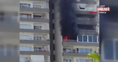 Antalya’da buzdolabı alev aldı, 12 katlı bina tahliye edildi!