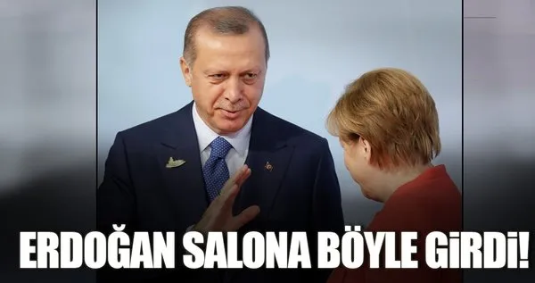 Cumhurbaşkanı Erdoğan, G20 Zirvesi'nde böyle karşılandı