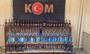 Tekel bayide sahte içki yakalandı