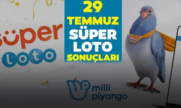 Süper Loto sonuçları açıklandı! Milli Piyango Online 29 Temmuz Süper Loto çekiliş sonuçları - MPİ bilet sorgulama