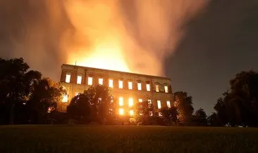 Brezilya’da yanan tarihi Ulusal Müze’deki hasar, gün ağarınca ortaya çıktı