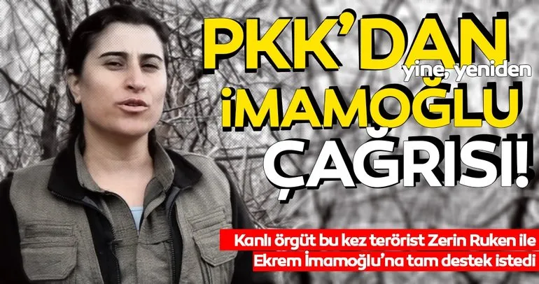 Terör örgütü PKK Ekrem İmamoğlu için yeni video çekti! Tüm kesimlerden İmamoğlu’na destek istedi