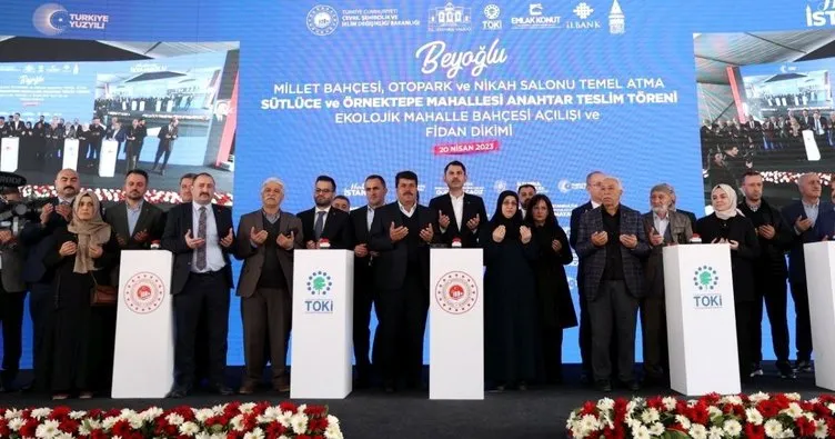 Bakan Kurum: Beyoğlu’nda örnek projeler üretmeye devam edeceğiz