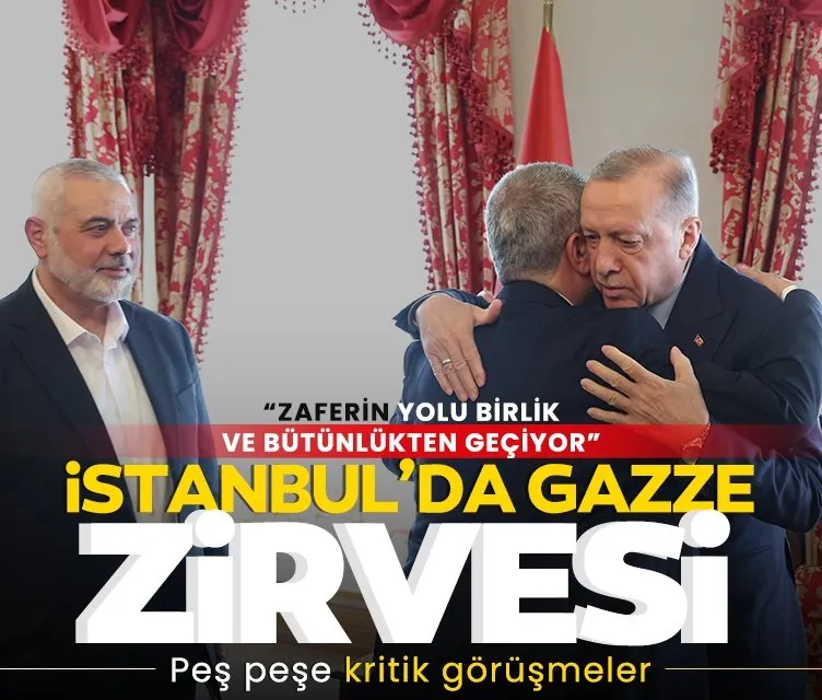 Türkiye’den Gazze hamlesi! Başkan Erdoğan Haniye’yi kabul etti