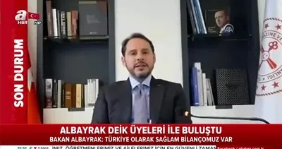 Bakan Albayrak açıkladı: Türkiye olarak sağlam bilançomuz var | Video