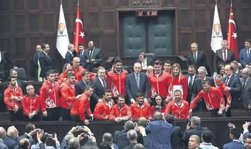 Şampiyonlardan Erdoğan’a ziyaret