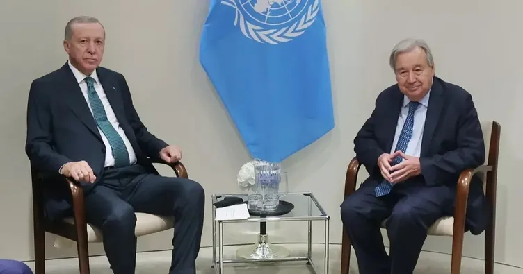 Başkan Erdoğan, Guterres ile görüştü