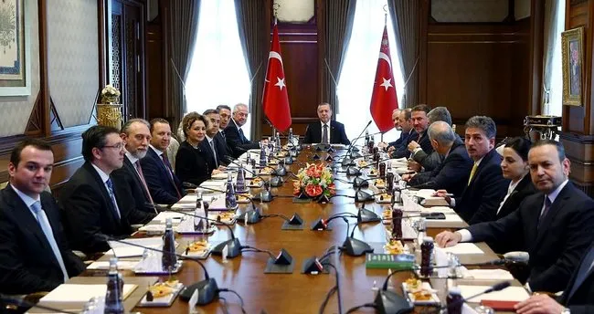 Cumhurbaşkanı Erdoğan, TÜSİAD üyelerini kabul etti