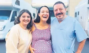 Doğum anını bir kez daha yaşadı