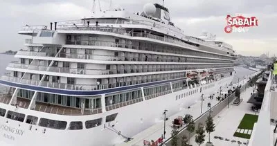 Galataport İstanbul’a ikinci yolcu gemisi demir attı | Video