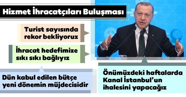 Başkan Erdoğan'dan son dakika Kanal İstanbul açıklaması