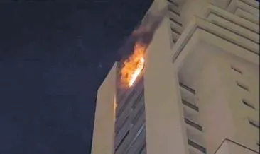 25 katlı rezidansta yangın dehşeti #diyarbakir