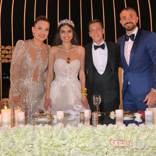 Amine Gülşe ve Mesut Özil'in düğününe ünlü isimler akın etti!