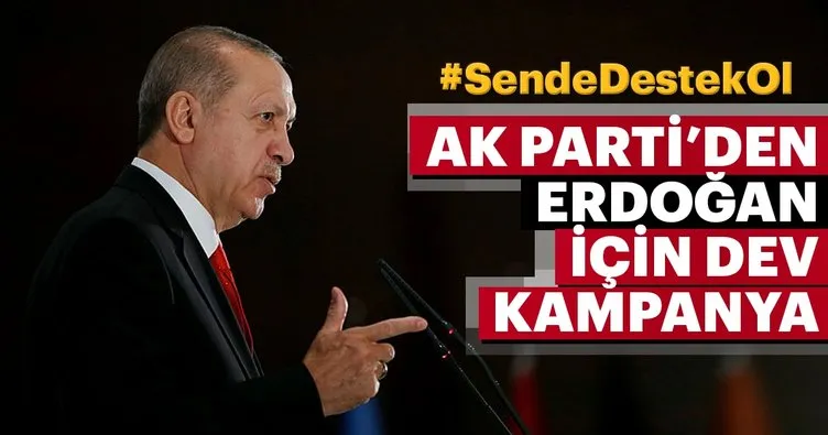 AK Parti'den Erdoğan'ın seçim kampanyasına destek çağrısı