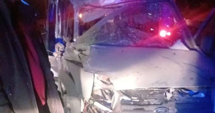 Trafik kazasında 2 kişi yaralandı