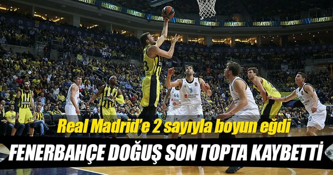 Fenerbahce Dogus 77 Real Madrid 79 Spor Haberleri